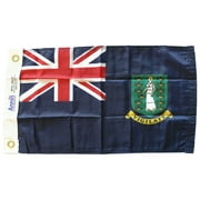 British Virgin Islands (Blue) - 12"X18" Nylon Flag
