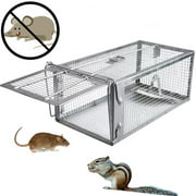 Znfrt Rat Trap Cage Small Live Animal Pest Rodent Mouse Control Bait Catch