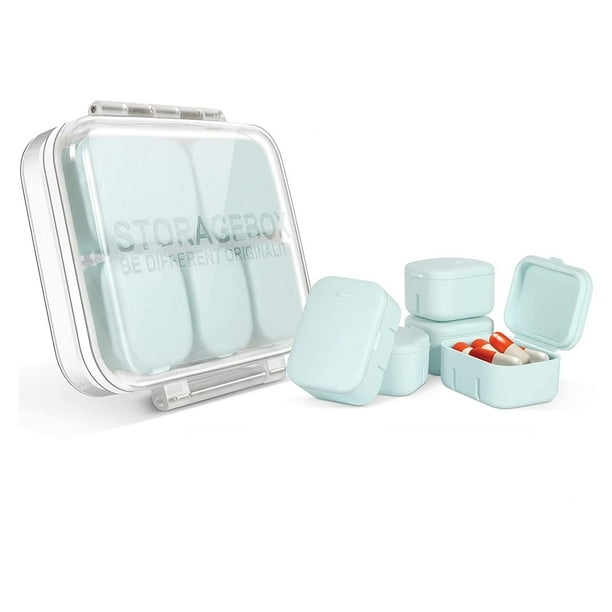 Pill Box Medicine Organizer (10In1) Compact Pill Container Medication