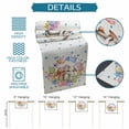 thumbnail image 6 of Easter Cute Rabbits Table Runner 36 Inches, Colorful Eggs Country Flowers Blue Pot Bed Runner Dresser Scarves Tabletop for Indoor Outdoor Parties/Ceremony/Banquet, 13"x 36", 6 of 8