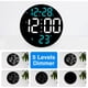 thumbnail image 4 of Reloj LED de doble propósito creativo de 9 pulgadas, reloj multifunción para sala de estar, reloj de noche, 4 of 5