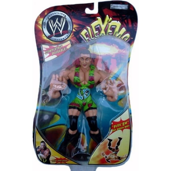 WWE Wrestling Flex'ems Series 2 Rob Van Dam Action Figure