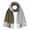 Green / Dark Gray, variant on 100% Wool Winter Scarf for Men,Women Reversible Scarves Soft Warm Tessels Double-Sided Wrap for Fall and Winter, Light Gray / Oatmeal