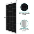 thumbnail image 5 of Renogy 400 Watts 12 Volts Monocrystalline Solar RV Kit Off-Grid Kit with Adventurer 30A PWM LCD Charge Controller+ Mounting Brackets+ Male and Female Connectors+Solar Cables+Cable Entry housing, 5 of 7