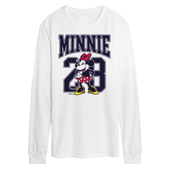 Disney - Minnie Mouse - Team Minnie Collegiate '28 - Men's Long Sleeve T-Shirt