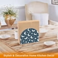 thumbnail image 5 of White Moon and Stars Thick U Shape Acrylic Napkin Holder Non Slip Space Saving for Kitchen, 5 of 9