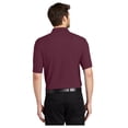 thumbnail image 2 of Port Authority Men's Silk Touch Classic Comfortable Polo Shirt Burgundy 2X-Large, 2 of 3