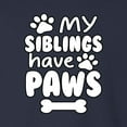 thumbnail image 3 of Wild Bobby My Siblings Have Paws Funny Pets Pet Dog Owner Toddler Crew Graphic T-Shirt, 3 of 6