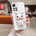 thumbnail image 1 of Funda con soporte plegable de conejo para Samsung Galaxy, carcasa con revestimiento para teléfono Samsung Galaxy S21, S20 FE, Note 20, 10 Pro, S23, S22 Ultra, S10 Plus Lite, 1 of 4