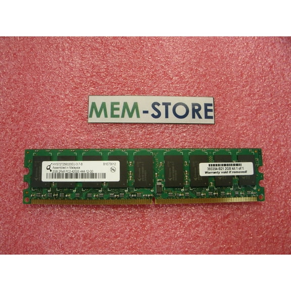 393354-B21 2GB PC2-4200 Memory HP ProLiant DL320 G4, ML110 G3, ML115, ML310 G3 (3rd Party)
