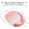 thumbnail image 2 of Ergonomic Mouse Pad, Gel Wrist Support for Pain-Free Computing, Non-Slip Desk Mat for Office, Gaming & Home Workspaces (Sage Green), 2 of 6