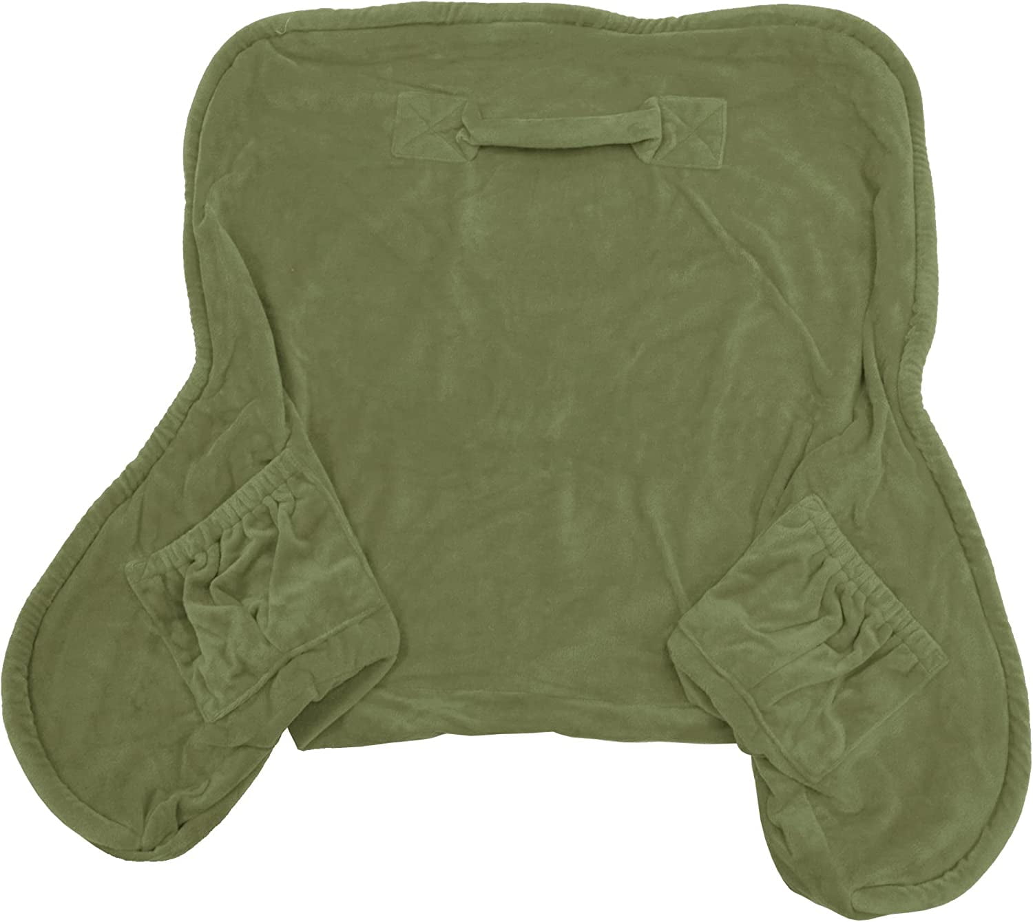 Super Soft Reading Pillow Cover With Arms And Pockets (Cover ONLY, Need