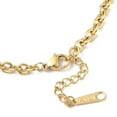 thumbnail image 3 of 10pc Ion Plating(IP) 304 Stainless Steel Cable Chain Bracelets for Men Women Real 14K Gold Plated 6-1/2 inch(16.5cm), 3 of 3