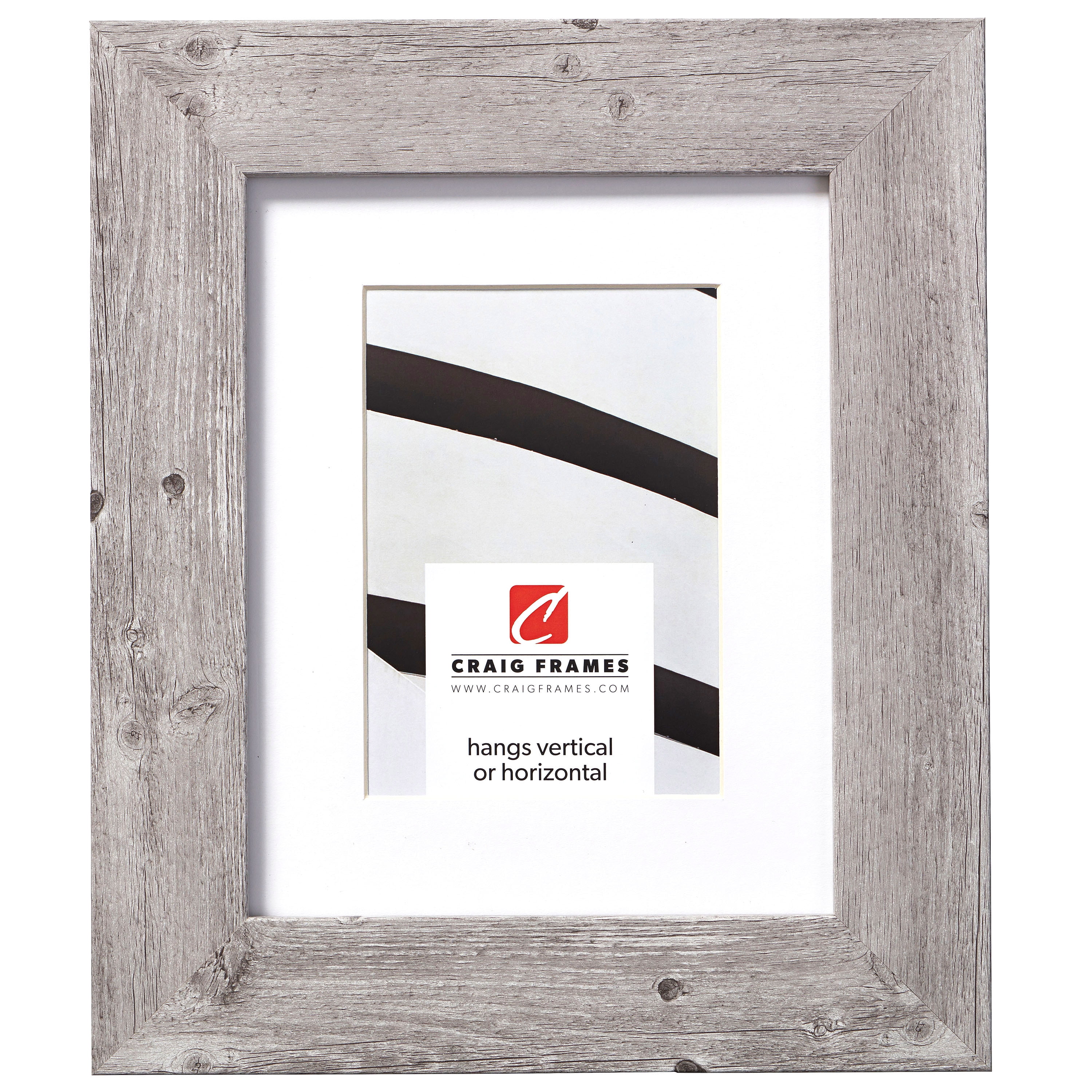 Craig Frames American Barn, 16x20 inch Faux Barnwood Picture Frame