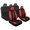 Red, variant on Motor Trend Black Cloth Car Seat Covers for Front Seats - Premium Automotive Bucket Seat Covers, Made for Vehicles with Removable Headrests, Interior Covers for Car Truck Van SUV