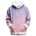 thumbnail image 2 of Chandails d'Automne Grande Taille pour Femmes Hommes Femmes Automne Hiver Printemps Quotidien Imprimé Décontracté Sweat à Capuche Amusant Rose TG, 2 of 3