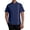 Blue, variant on Vented Chef Coat Men Summer Short Sleeve Chef Jacket Clothes Kitchen Work Uniform