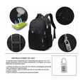 thumbnail image 2 of Mochila De Negocios Para Computadora 17.3 Con Cargador Usb NEGRO, 2 of 5