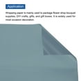 thumbnail image 4 of Flower Wrapping Fog Paper 22.8x22.8 Inch Waterproof Floral Wrapping Paper Misty Blue 10 Pcs, 4 of 6