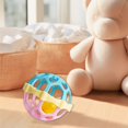 thumbnail image 1 of Sonajero mordedor para bebé | Pelota de sonajero para el desarrollo sensorial con agarre ergonómico | Material ABS seguro para recién nacidos y bebés de 0 a 36 meses, 1 of 5