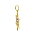 thumbnail image 2 of Precious Stars 14K Two-Tone Gold Star of David with Menorah Pendant - No Chain, Pendant Only, 2 of 6