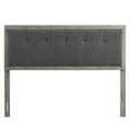 thumbnail image 2 of Modway Draper Tufted Twin Fabric and Wood Headboard in Gray/Charcoal, 2 of 4