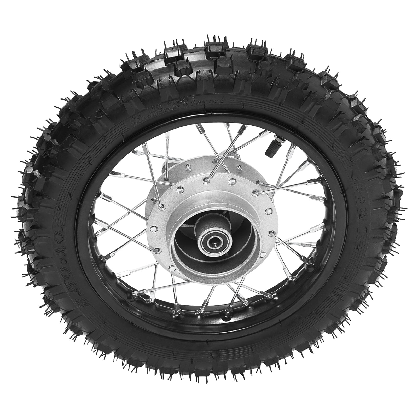 PW80 Rear Wheel Rim And Tire Set For Yamaha PW80 PY80 PEEWEE 80cc Kid Dirt Bikes - 1.85x12 Steel Rim, 3.00x12 Tire