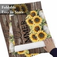 thumbnail image 6 of Summer Vintage Sunflowers Brown Wood Placemats Set of 6,Wipeable Washable Table Mats for Dining Tables, Vintage Rural Floral Art Place Mats for Kitchen Event Party Tabletop Decor, 6 of 9