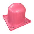 thumbnail image 1 of Soporte para cabeza de peluca, soporte para exhibición de peluca mojada, independiente, multifuncional, con drenaje Rosa, 1 of 9