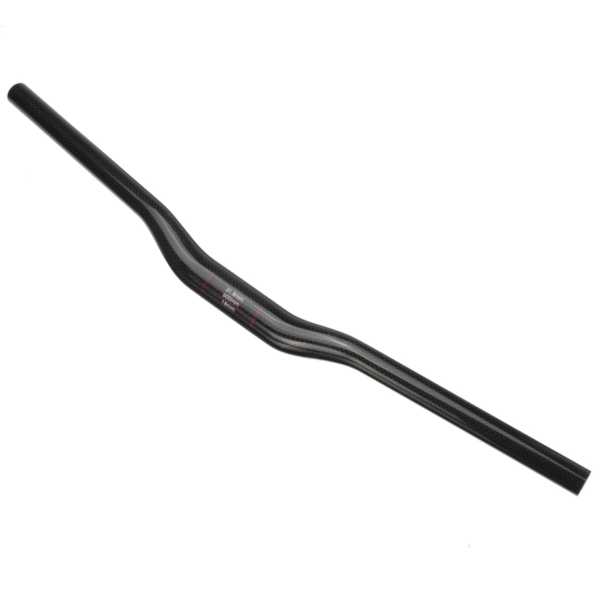 bike riser bar carbon fiber 31.8mm MTB road handlebar black