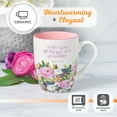 thumbnail image 4 of Christian Art Gifts Ceramic Coffee and Tea Mug for Women: With God All Things Are Possible - Matthew 19:26 Inspirational, (Hardcover), 4 of 5