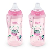 NUK Active Sippy Cup, 10 oz, 2 Pack, 8+ Months, Girl