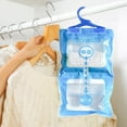thumbnail image 3 of Moisture Absorbers Packets, Dehumidifier Bags for Closet, Damp Rid Hanging Bag, Unscented Hanging Humidity Absorber in Wardrobes, Bedrooms, Bathrooms, 1 Pcs, 13.8x6.3", 3 of 6