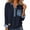 Black #0278, variant on Women Denim Patchwork Collared Sweatshirt Long Sleeve Button Placket Casual Pullover Top with Chest Pocket