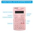 thumbnail image 3 of Uxcell Scientific Calculator 2 Line 12 Digit Standard Engineering Calculator Pink 2 Pack, 3 of 6
