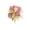 Hot Pink, variant on Artificial Flower Bouquet Blue Faux Floral Arrangement 11.81In Maintenance-Free for Living Room Patio Table Home Housewarming Decor & Gifts,Watermelon Red