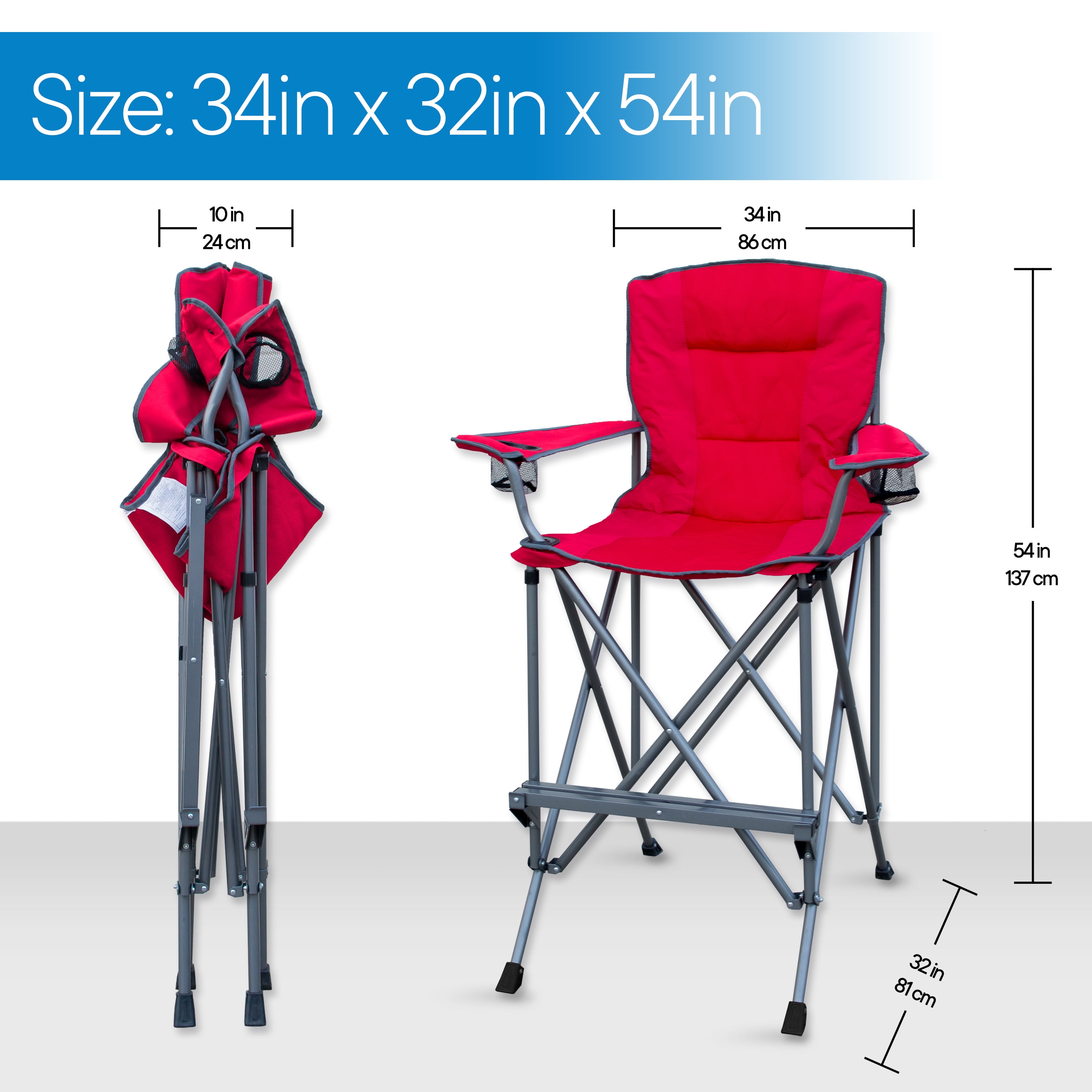 Tall portable chair new arrivals