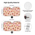 thumbnail image 5 of Yiaed 70s Mushroom Print Car Windshield Sunshade Front Auto Car Front Window Sun Shade Foldable Sun Visor Shield Cover Auto Accessories for Sedan SUV Truck-Medium, 5 of 5
