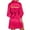 Hot Pink, variant on Womens Robes Wedding Party Team Bride Robe Letters Kimono Satin Pyjamas Bridesmaid Bathrobe Sleepwear