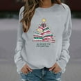 thumbnail image 5 of My Items Talove Long Sleeve Shirts for Women Graphic Printed Sweatshirt Fall Fashion Must Haves Crewneck Pullover Blouses Womens Tops Dressy Casual Christmas Shirts, 5 of 6