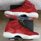 thumbnail image 4 of Ni - ke Jordan 11 Retro High Win Like '96 Size 5.5 GS / 7W 378038-623 Youth Red Shoes OG, 4 of 5
