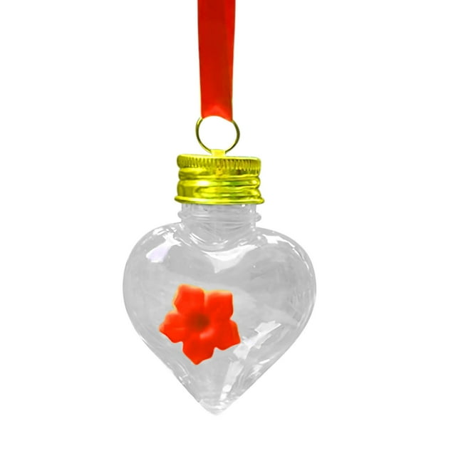 Birdfeeder Jar Feeder Hanging Feeder Heart-Shaped Bottle Feeder