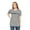 Athletic Heather, variant on Women's Kamala Cat Letter Cotton Shirt