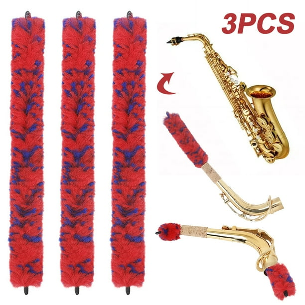 Cepillo Limpieza para Clarinete Cepillo para Doblar El Cuello Cepillo para Herramienta Limpieza para Saxofón