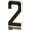 2, variant on 2026 New Solar House Numbers for Outside, Light Up Address Numbers for House, No Drill Adhesive or Screw Mount, IP65 Waterproof LED Illuminated Modern Address Sign, Dusk to Dawn (3, 6.7 inch)