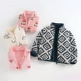 thumbnail image 5 of Kids Flee Jacket Fall/Winter Warm Zip Coat Cardigan Unisex Gift For Children, 5 of 5
