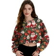 thumbnail image 5 of 3D Printed Christmas Sweatshirts for Women 2025 Pullover Loose Crewneck Long Sleeve Cropped Casual Xmas Tops, 5 of 6