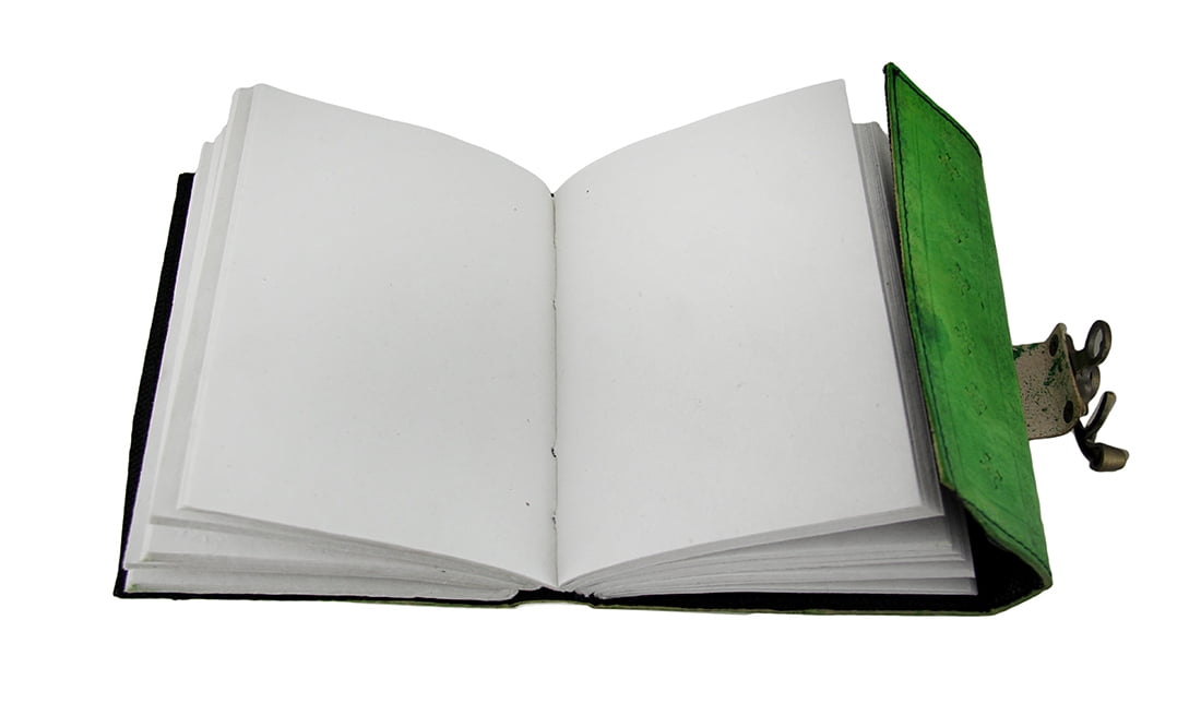 Green Treen of Life Leather Enbossed Journal, (Hardcover)
