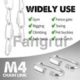 thumbnail image 2 of For 100 Pcs Quick Chain Link Heavy Duty Quick D Shape Link Connector, 2 of 5