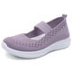 thumbnail image 4 of Zapatos para caminar de malla de mujeres Slip on Run Running Shoe Nurse Workse Works Anti-Slip para interiores al aire libre, 4 of 6
